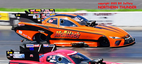 (near lane) Dale Creasy Jr.vs (far lane) Mike McIntire Jr.